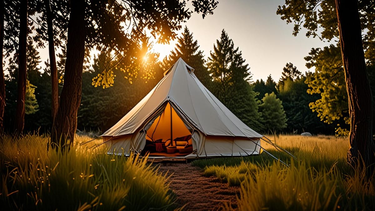 bell tents vs glamping pods