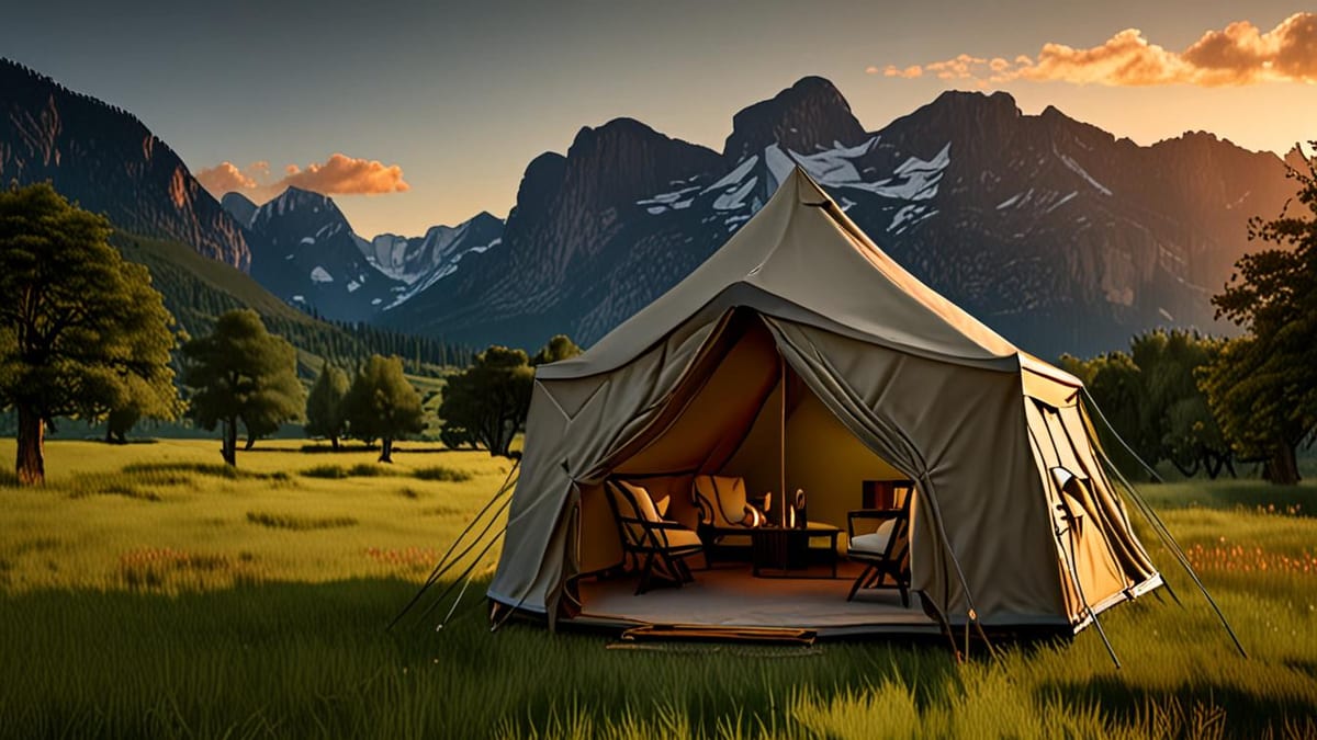 book glamping in peak season