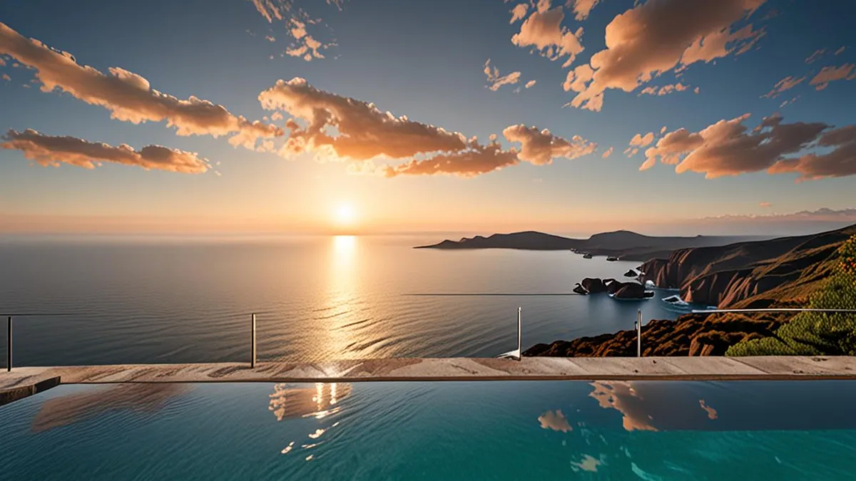 villa with sea views