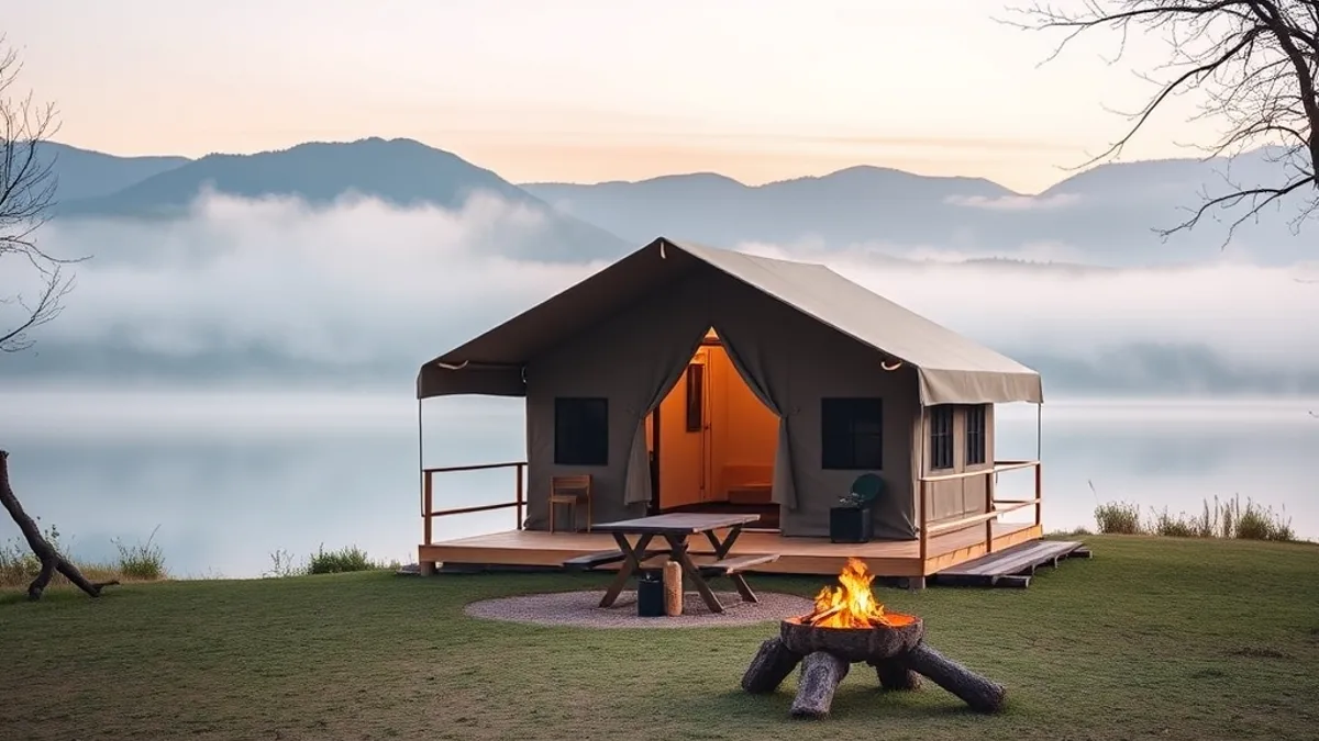 choose a glamping site