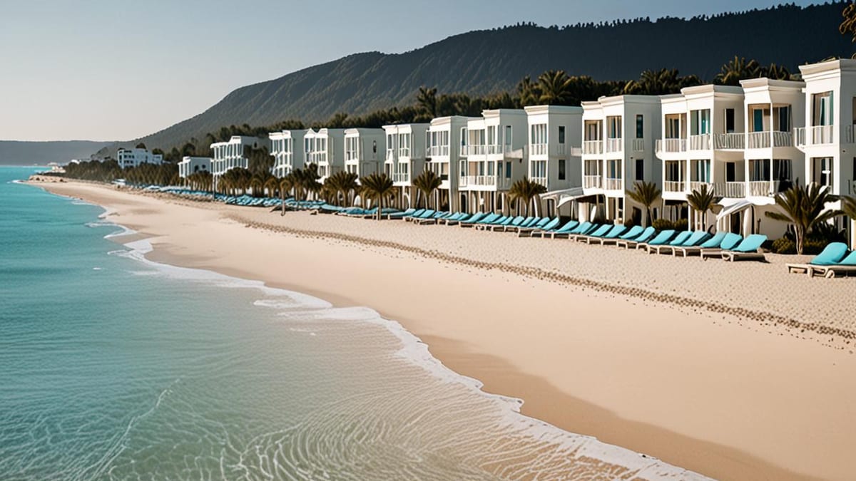 resort with a good beach
