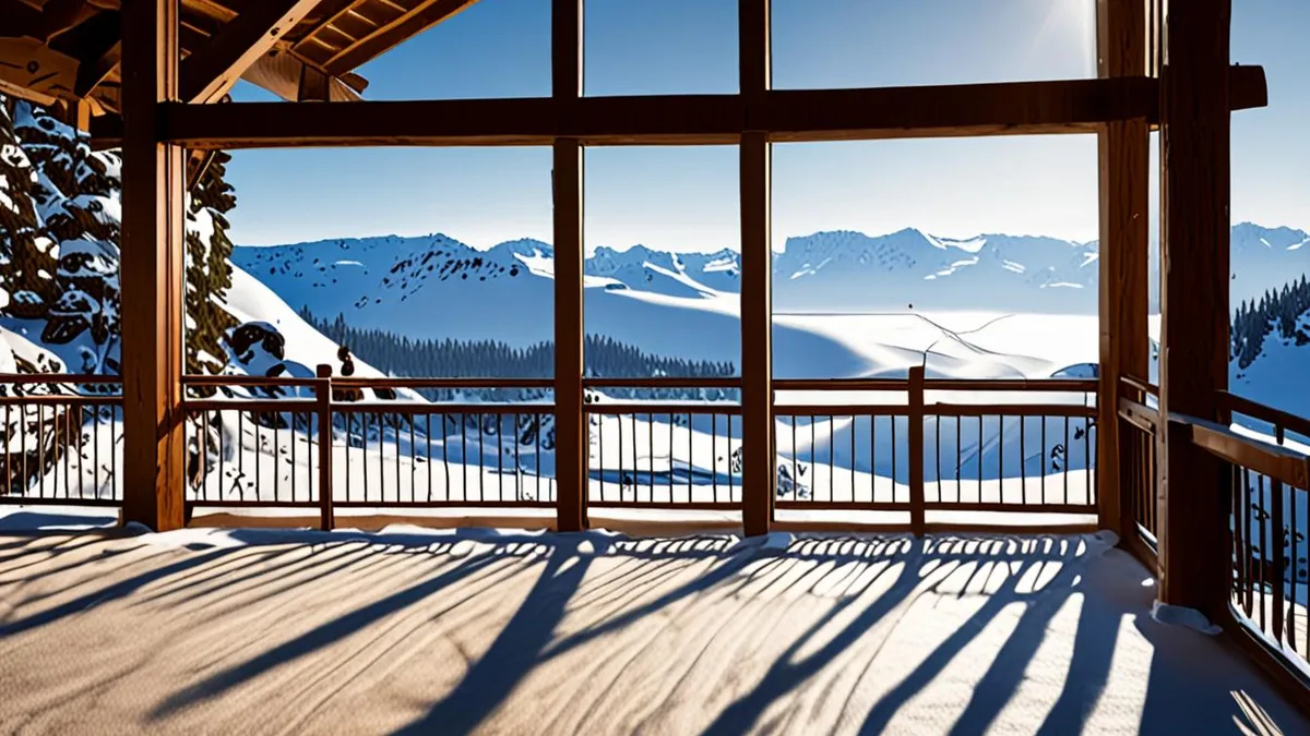 ski-in ski-out lodge