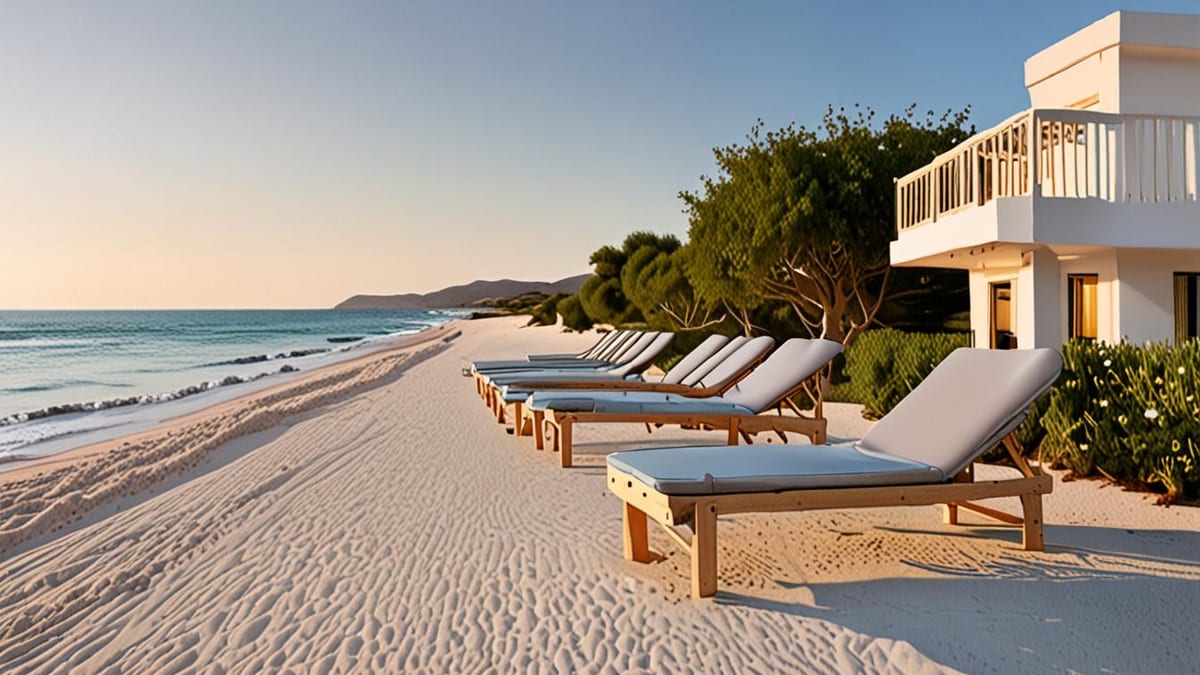 villa near a beach
