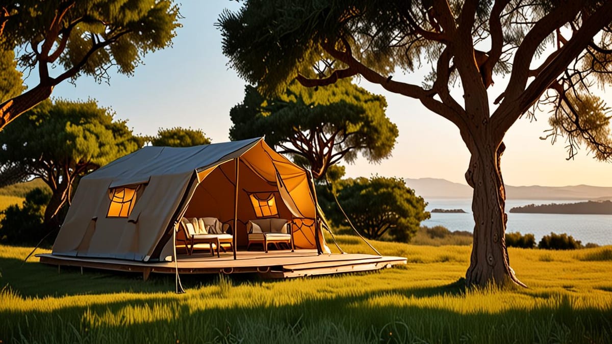 coastal glamping in Croatia