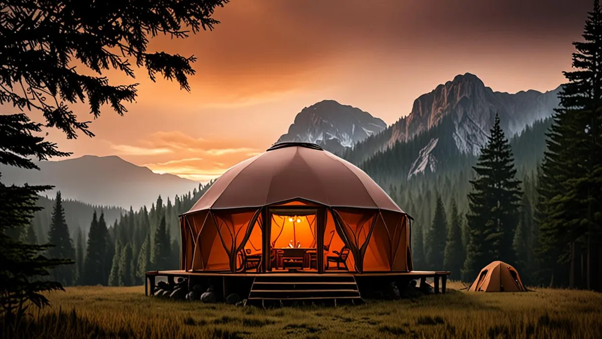 Glamping in the Dolomites