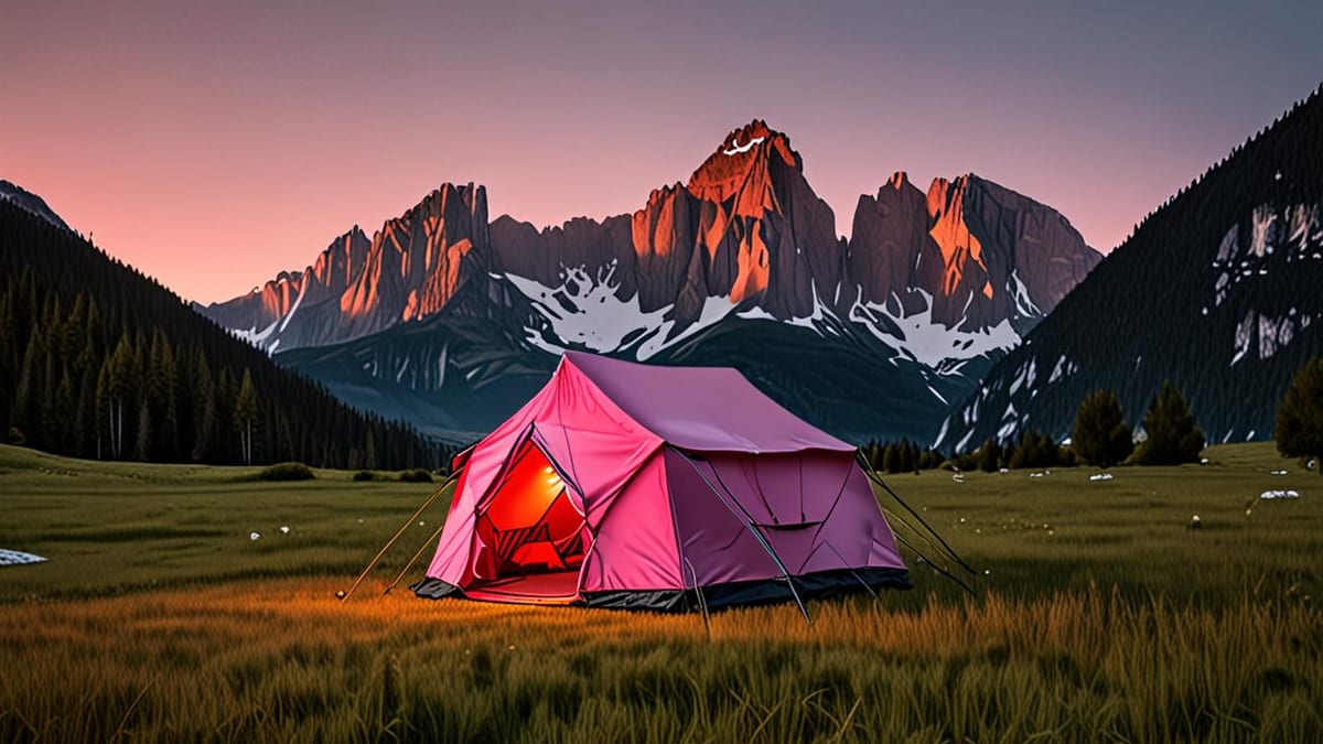 Glamping in the Dolomites