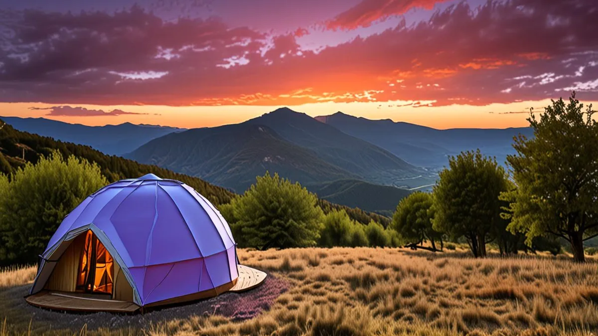 glamping in the Pyrenees