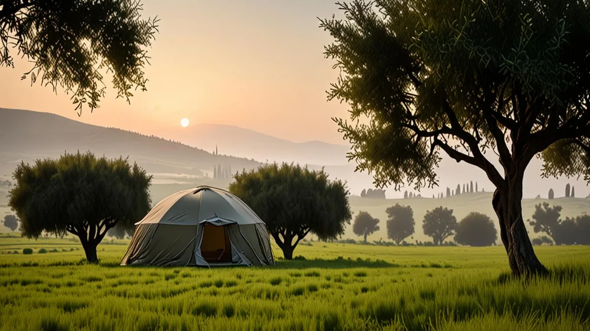 Glamping in Tuscany