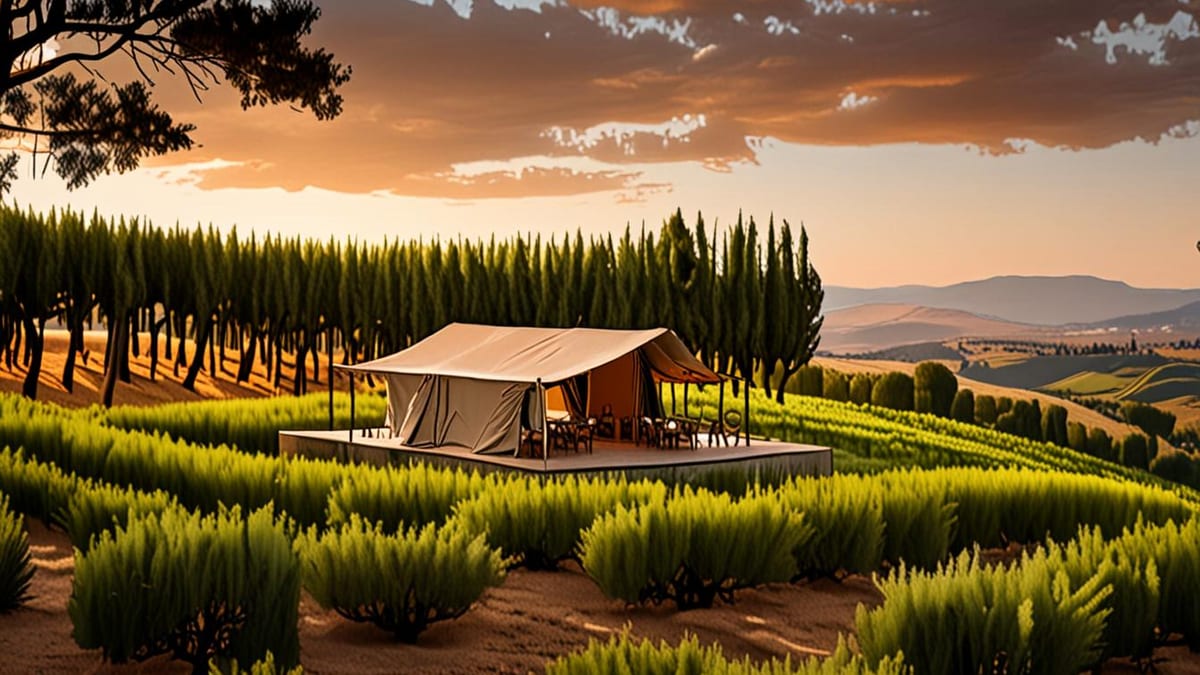 Glamping in Tuscany