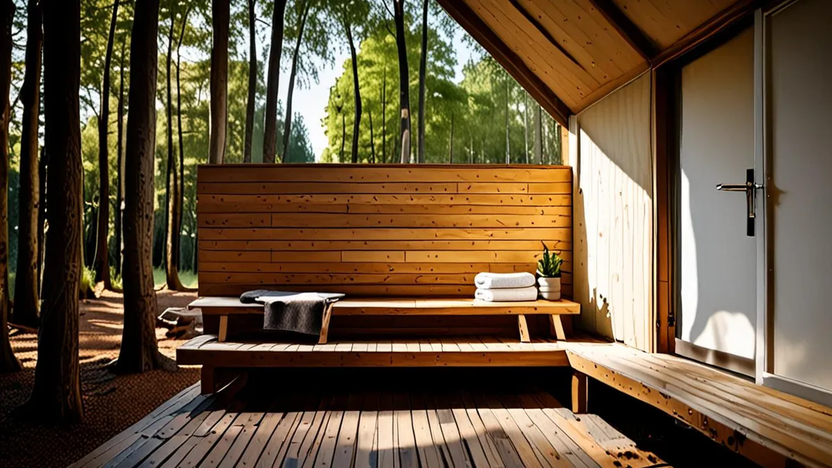 glamping site facilities