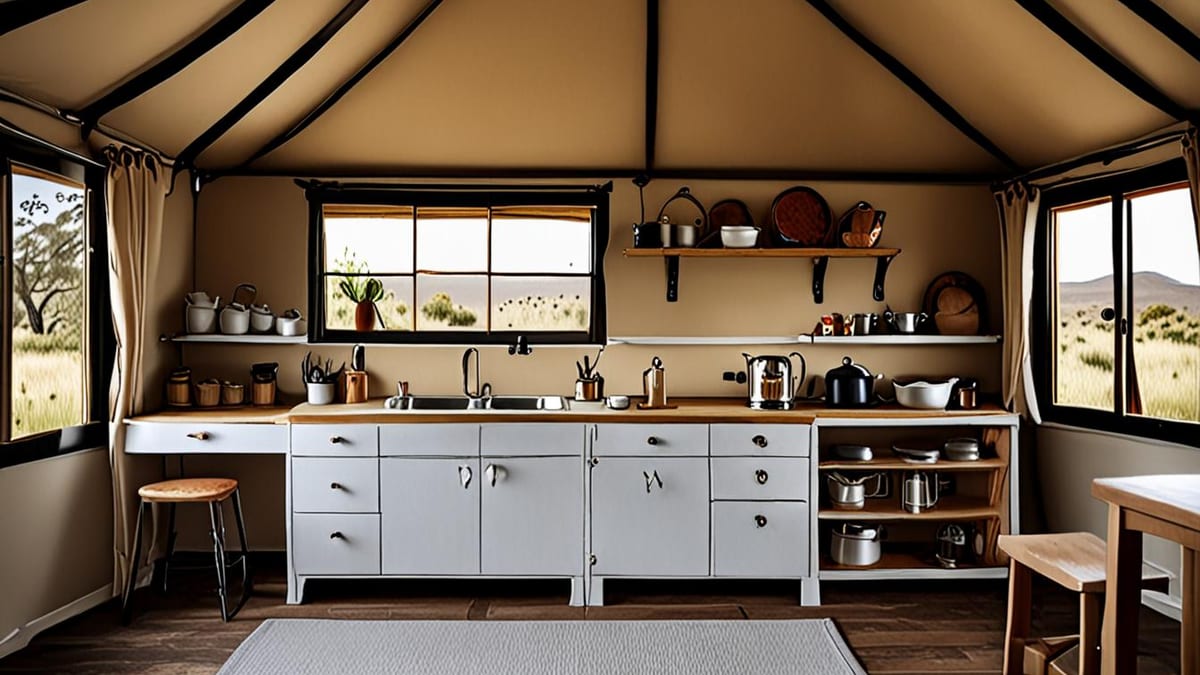 glamping site facilities