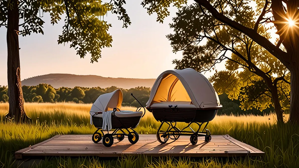 glamping with a baby