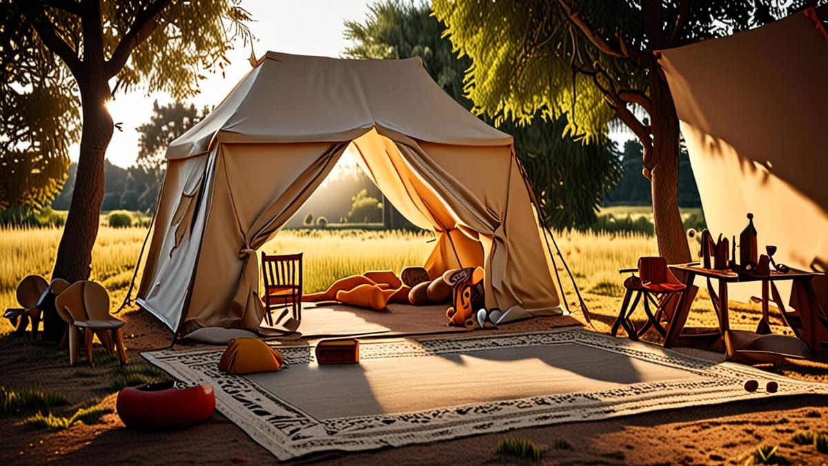 glamping with toddlers