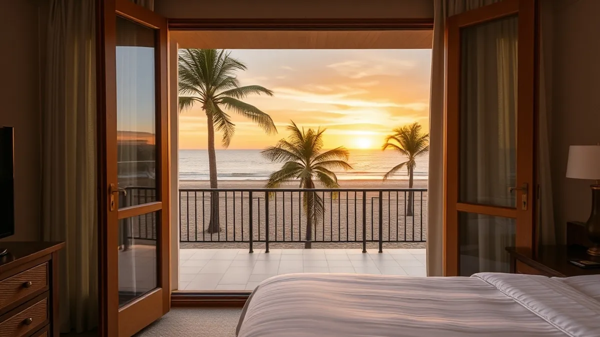 hotel near a beach