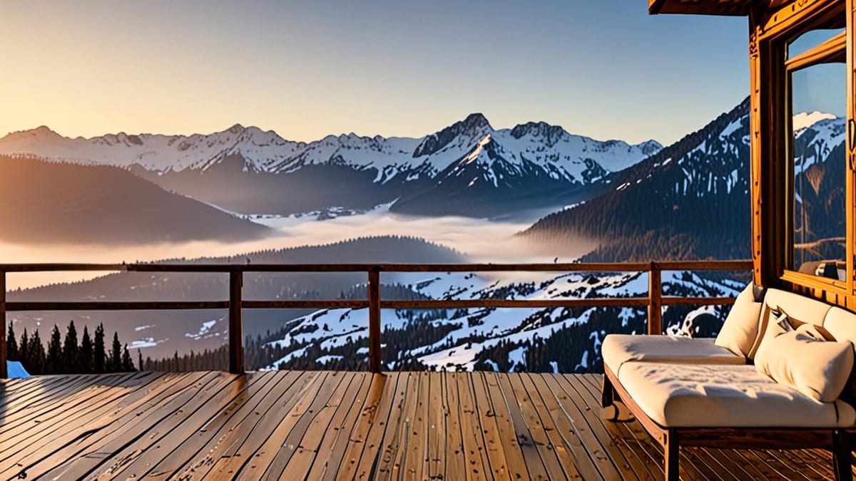 mountain hotels in the French Alps