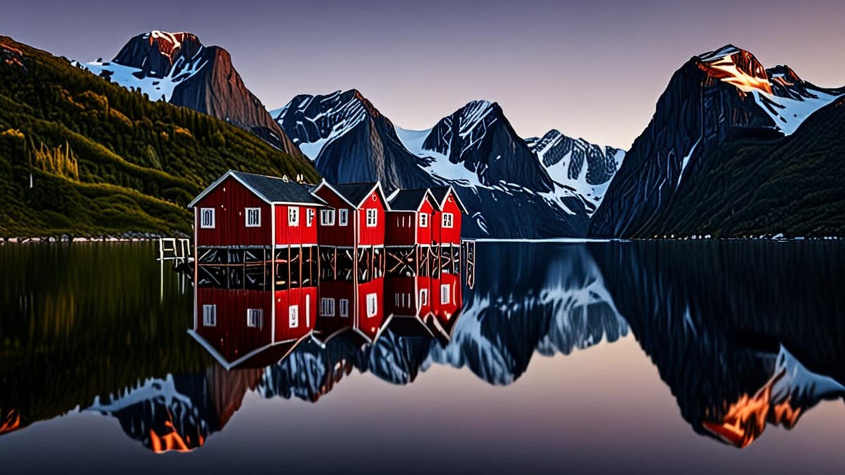 Norway coastal resorts Lofoten
