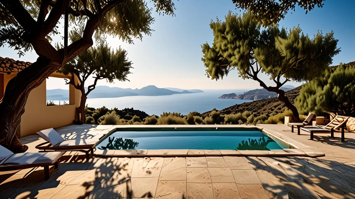 resort vs villa in Greece