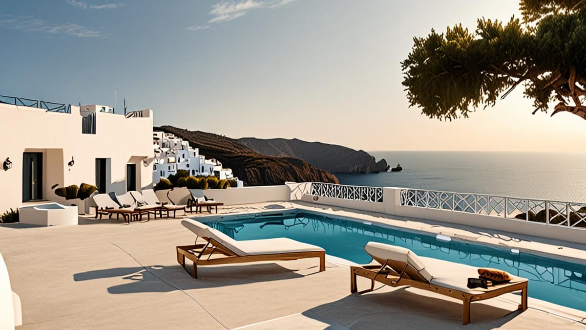 resort vs villa in Greece