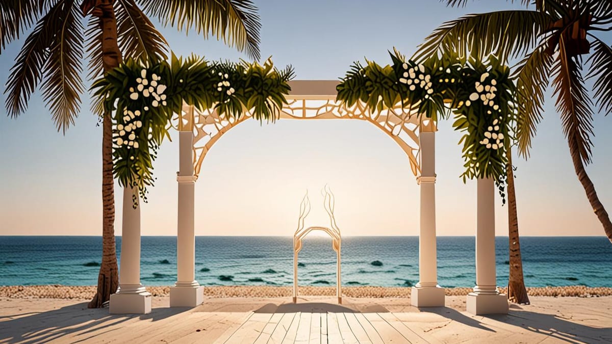 resort wedding abroad