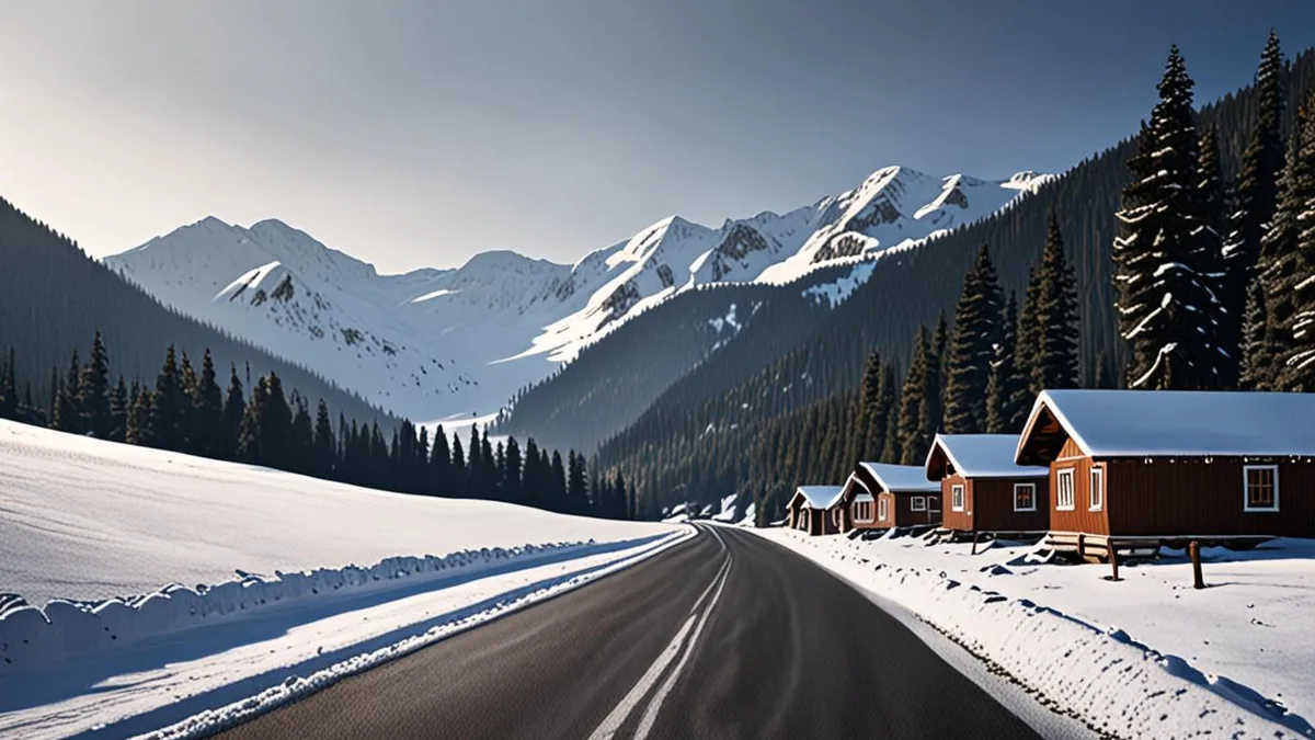 winter mountain stay